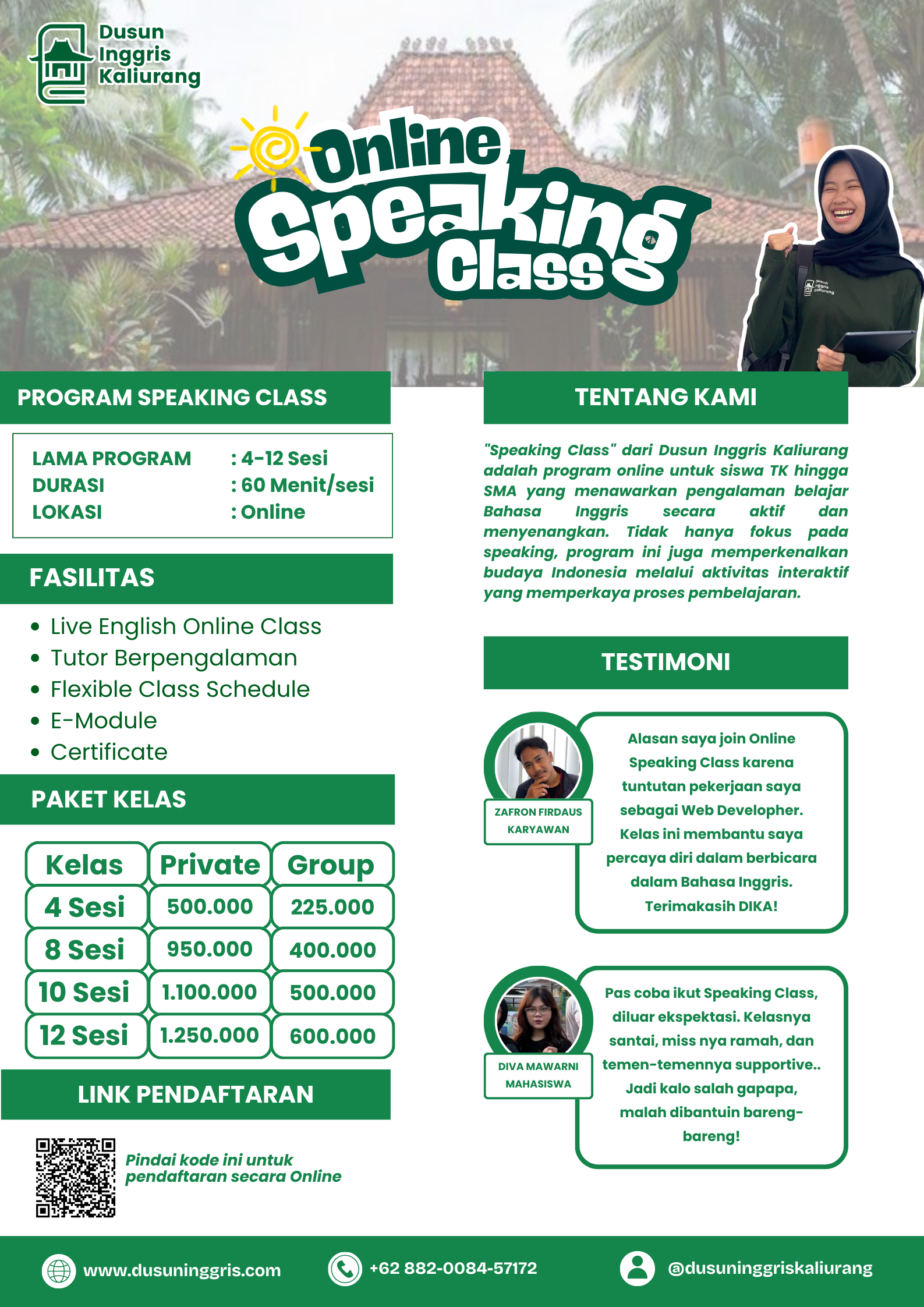 Online Speaking Class